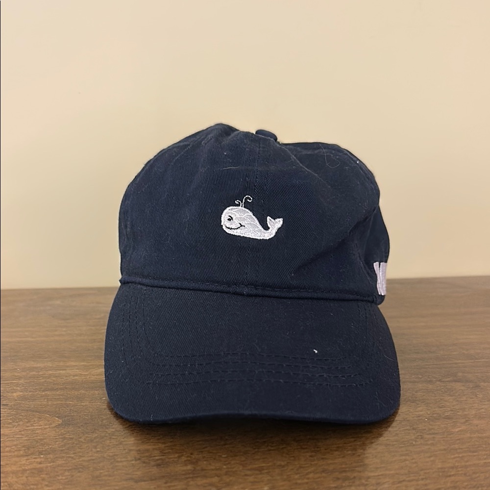 Navy Blue Cap with Whale Logo